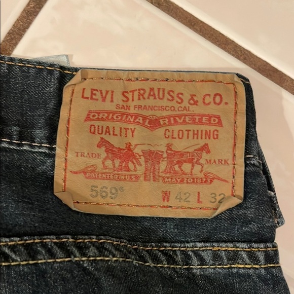 Men’s Levi’s 569 Loose Straight Size W42 L32 - Picture 4 of 4